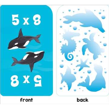 School Zone - Math War Multiplication Game Cards - Ages 8+, 3rd Grade, 4th Grade, 5th Grade, Math Games, Beginning Algebra, Multiplication Facts & Tables, and More