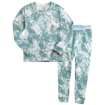 VAENAIT BABY Kids Boys 100% Cotton Sleepwear Pajamas 2pcs Set Prism Sky XL