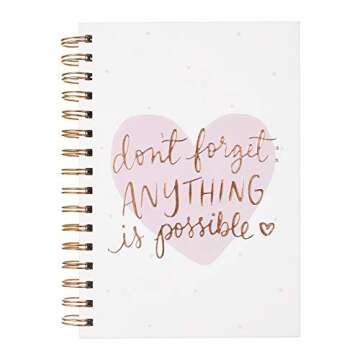 Dayna Lee Collection 6x8 Elegant Spiral-Bound Hardcover Journal - 200 Premium Pages - Perfect for Pe...