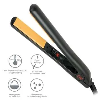 CHI Tourmaline Ceramic Flat Iron for Smooth Hair