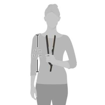 CHI Tourmaline Ceramic Series Flat Iron, Hair Straightener For Silky, Smooth Hair, 392°F Maximum Temperature, 1" Iron