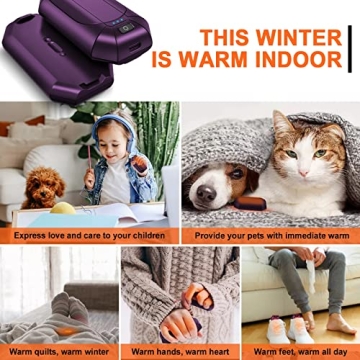 Dual-function Rechargeable Hand Warmers for All Ages