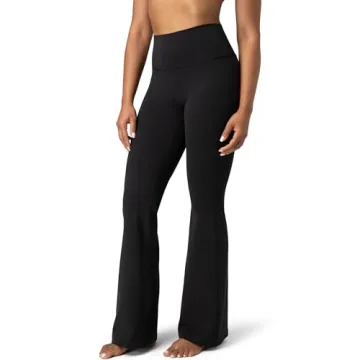 Colorfulkoala Women's Dreamlux Workout Flare Leggings - Chic and Comfortable High Waisted Bootcut Yo...