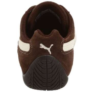 PUMA Women's Speed Cat SD US Sneaker,Brown/White,6.5 M US