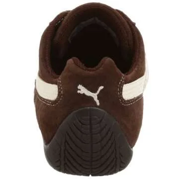 PUMA Women's Speed Cat SD US Sneaker,Brown/White,6.5 M US