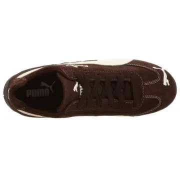 PUMA Women's Speed Cat SD US Sneaker,Brown/White,6.5 M US