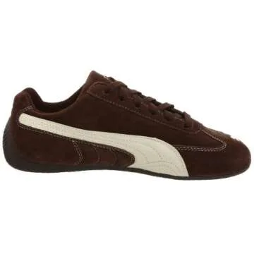 PUMA Women's Speed Cat SD US Sneaker,Brown/White,6.5 M US