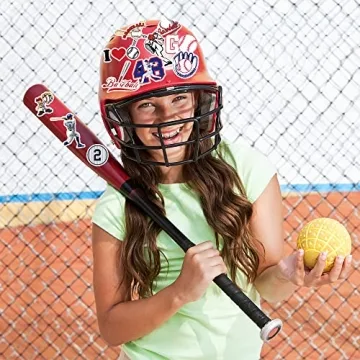 JOICEE Baseball Stickers 50pcs Waterproof Vinyl Decals