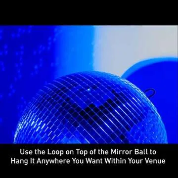 American DJ Glass Mirror Ball for Spectacular Events