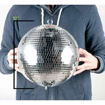 American DJ Glass Mirror Ball for Spectacular Events