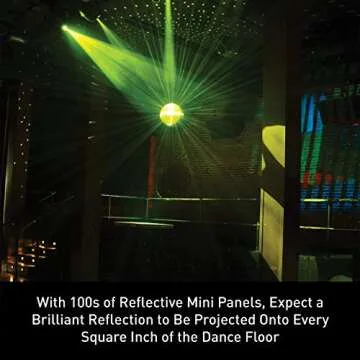 American DJ Glass Mirror Ball for Spectacular Events