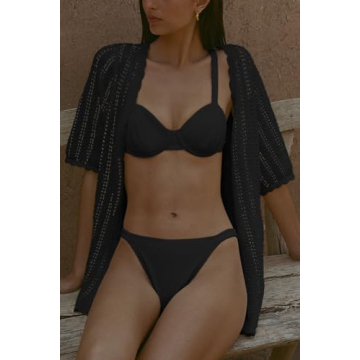Imily Bela Chic 2 Piece Swimsuit Cover-Up Set for Summer Fun