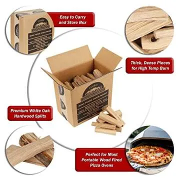 Carolina Cookwood Mini Pizza Oven Wood Firewood Logs