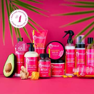 Mielle Organics Avocado Hair Milk for All Hair Types, Moisturizing Lotion for Dry Hair, 8 Ounces