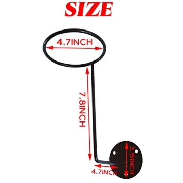 Sturdy Metal Helmet Hanger Rack for Gear Organization