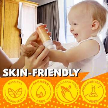 VAL Magnesium, Roll-on Applicator, Relaxation Formula for Children, Zechstein Magnesium Chloride, Chamomile, Shea Butter and Natural Essential Oils to Help Kids Sleep, Support Balanced Mood