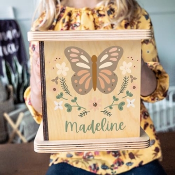 Personalized Handmade Wooden Piggy Bank for Kids