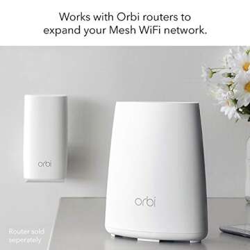 Netgear RBW30-100NAS Orbi Wireless Router AC2200 Satellite for Orbi Wi-Fi System
