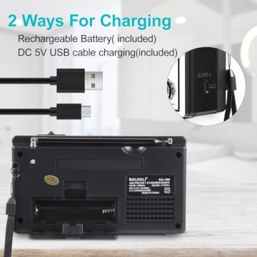 Compact and Stylish Retro AM FM Radio for All Ages