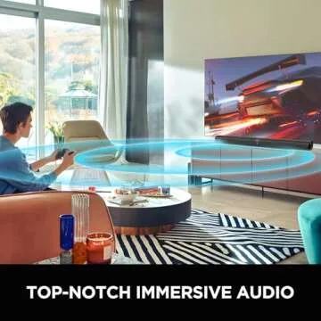 Assistrust Sound Bar for Smart TV, 60W Soundbar with Bluetooth/ARC/Opt/AUX Connect, Auto Volume Boost, 3 Equalizer Modes, 2 in 1 Detachable Soundbar for TV/PC/Gaming/Projectors