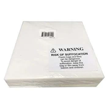 HimaPro Cut Away Embroidery Stabilizer Backing (8" x 8" x 100 PCs) - 100% Polyester - 2.5oz Medium Weight - Great for 4 x 4 and 6 x 6 Hoops