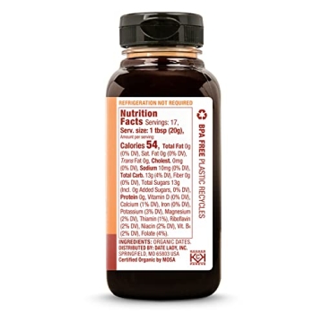 Organic Date Syrup by Date Lady | Healthier Sugar Alternative