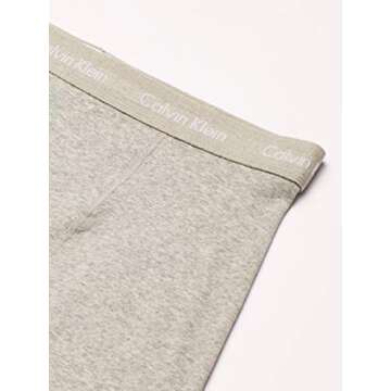 Calvin Klein Men's Cotton Classics 7-pack Boxer Brief, 3 Black, 2 Grey Heather, 2 White, Small