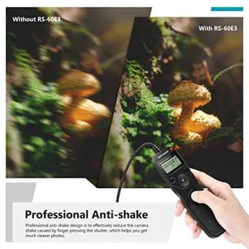 Neewer LCD Timer Shutter Release Remote Control for Canon 700D/T5i, 650D/T4i, 550D/T2i, 500D/T1i, 350D/XT, 400D/XTi, 1000D/XS, 450D/XSi, 60D, 100D, and Pentax