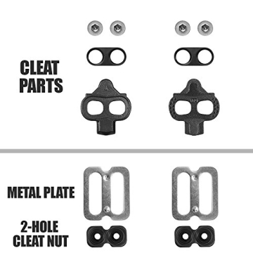 BV Bike Cleats - Easy Release for Shimano & Look Pedals