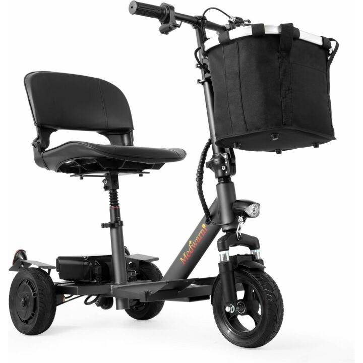 Folding Electric 3-Wheeled Scooter for Travel