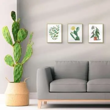 Golden State Art - 11x14 Metal Picture Frames with Mat - Display 8x10 Photo or 11x14 Poster - 11 x 14 Inch Aluminum Frames with Real Glass - Gallery Wall Frame Set of 3 - Gold