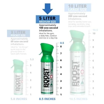 Boost Oxygen 5L Canister Pack for Recovery and Performance