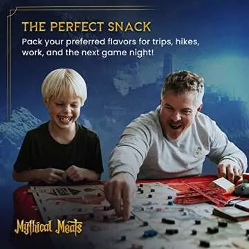 Mythical Meats Original Exotic Flavor Sampler Pack – 10 Exotic Game and Beef Snack Sticks – Dried & Dehydrated Meats Seasoned to Perfection – High Protein Snacks