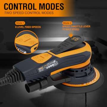 MAXXT Electric Random Orbital Sander with Dual Pads