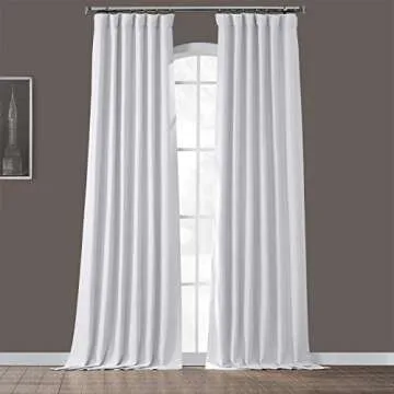 HPD Half Price Drapes Bellino Room Darkening Curtains 96 Inches Long for Bedroom & Living Room (1 Pa...