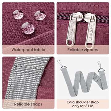 Narwey Foldable Duffel Bag for Travel and Gym