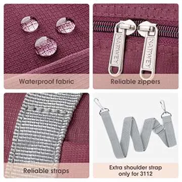 Narwey Foldable Duffel Bag for Travel and Gym