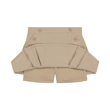 Nautica Girls' Little Pull-On Scooter Skirt, Perfect for School