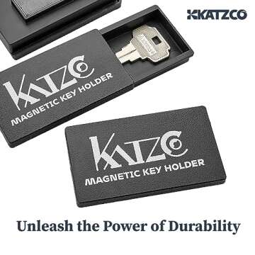 Katzco Magnetic Key Holder Trio - Secure and Durable Storage
