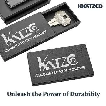 Katzco Magnetic Key Holder Trio - Secure and Durable Storage