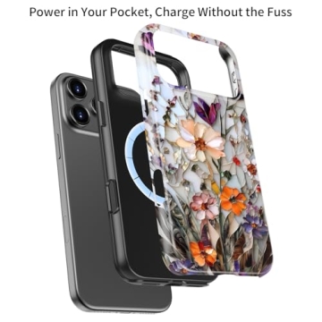 Cute Wildflower iPhone 17 Pro Case for Women