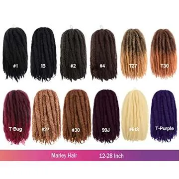 ToyoTress Marley Twist Hair - 6 Packs of 24 Inch Braids