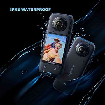 Insta360 X3 Waterproof 360 Action Camera Bundle