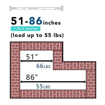 Adjustable Tension Curtain Rod – Easy Install, Rust-Free