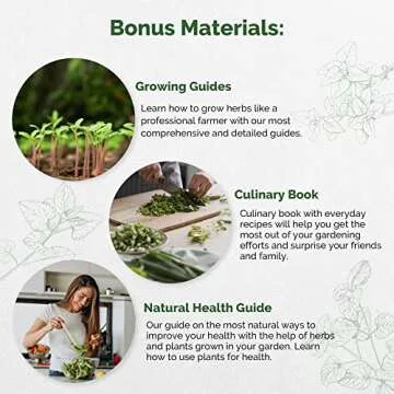 Organo Republic 18 Culinary Herbs Seeds Variety Pack - Heirloom, NON-GMO, Herbs Seeds for Outdoor and Indoor - Home Gardening. Over 5000+ seeds including Rosemary, Thyme, Oregano, Mint, Basil, Parsley