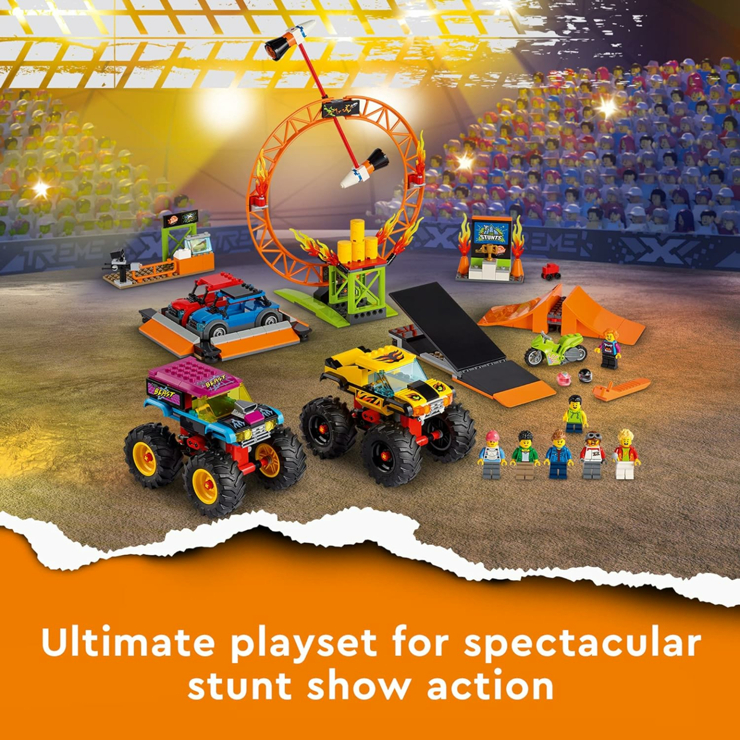 LEGO City Stunt Show Arena 60295 - Build Thrilling Action