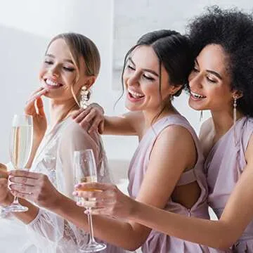 Bride and Mrs Earrings Set Bride Beaded Wedding Earrings Handmade Statement Mrs Dangle Earrings for Women (Romantic Style)