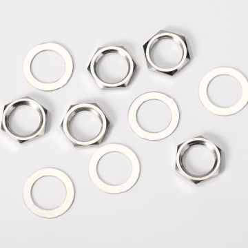 Shop 5 Sets of Guitar Jack Nuts & Washers for All Instruments