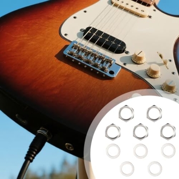 Shop 5 Sets of Guitar Jack Nuts & Washers for All Instruments