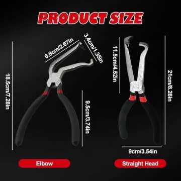 Electrical Disconnect Pliers,Electrical Connector Pliers for Cars,Fuel Line Petrol Clip Pipe Pliers,...